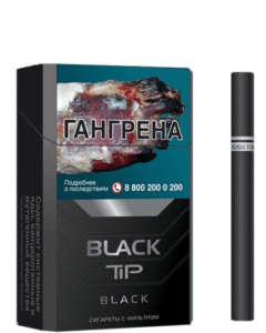 сигареты Black Tip Black 84mm